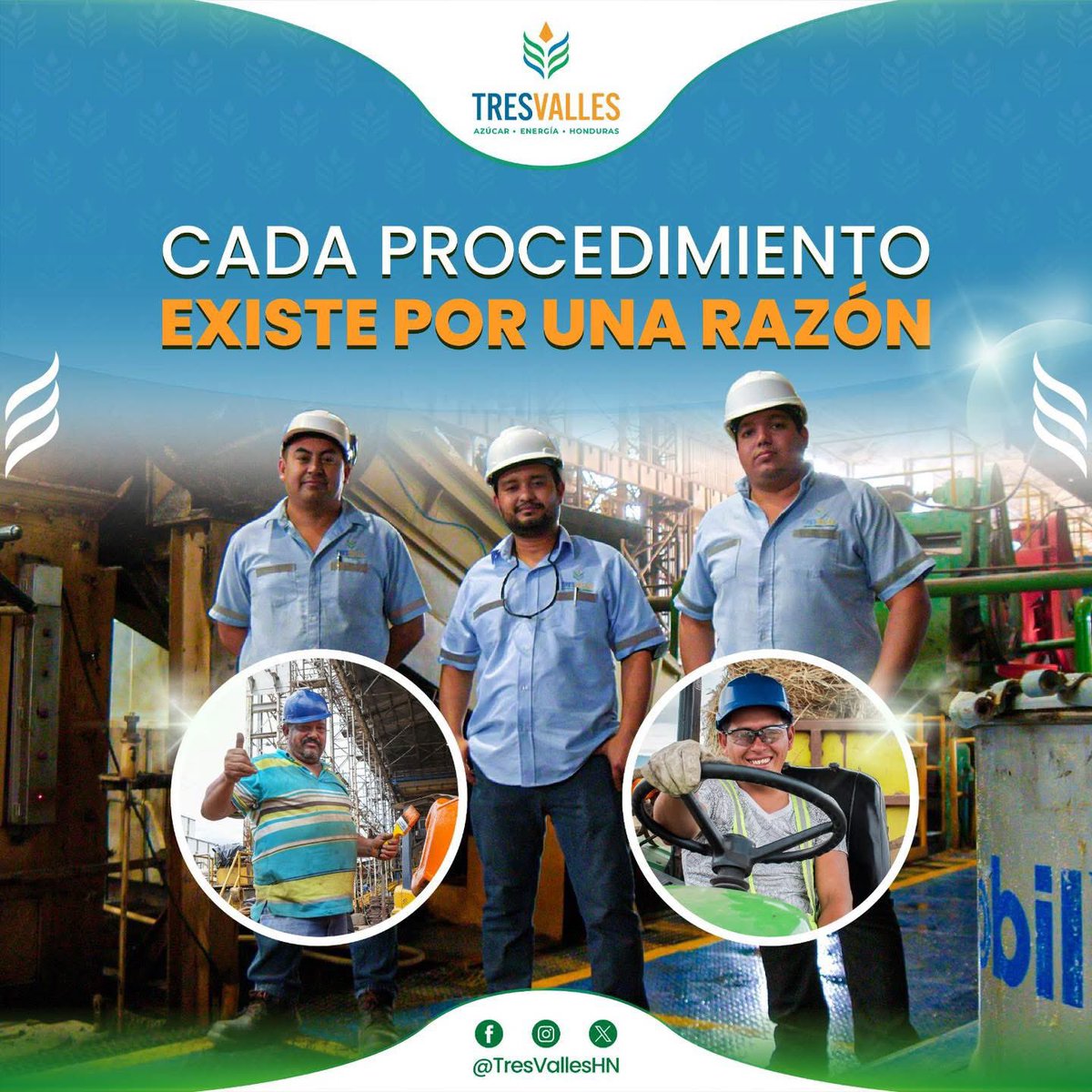 tresvalleshn's tweet photo. 🎋🫵🏽Seguir los protocolos de seguridad no retrasa la producción, la garantiza. Un colaborador seguro trabaja mejor, regresa a casa y vuelve mañana con la misma fuerza.💪🏽🚜
.
.
#CATV #Seguridad #NuestraGente #Honduras https://t.co/L6PTjA1d90