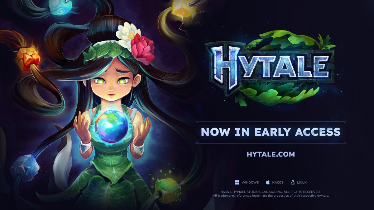 Hytale's tweet image. Hytale Early Access 
AVAILABLE NOW! #Hytale