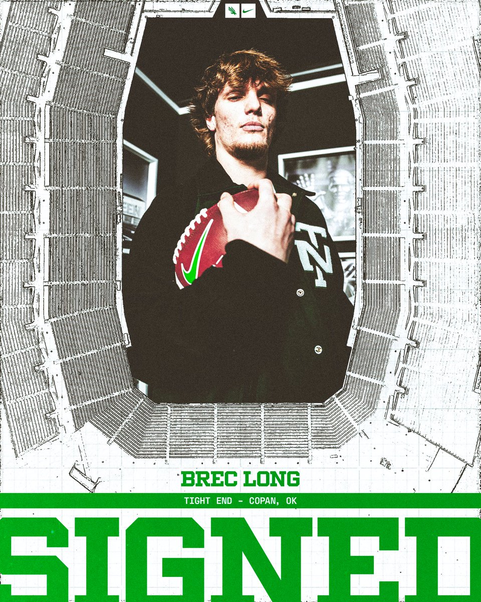 MeanGreenFB's tweet image. Locked in!

Welcome to the Mean Green @brec_long 

#GMG🦅