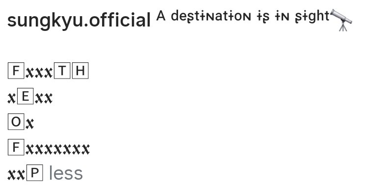 [PIC] 260114 INFINITE Sunggyu Official Instagram Updates

"A destination is in sight"
"Fourth week of February"

#인피니트 #성규 #김성규 instagram.com/sungkyu.offici…
