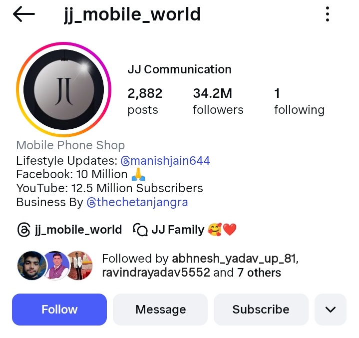 RahuYaadav's tweet photo. नाम: मनीष कुमार 
काम: लोगो को बेवकूफ बनाना

आप इसे जानते ही होंगे,INSTAGRAM पर इसके 34.2M FOLLOWERS हैं 

लोगो से कहता है कि,I PHONE ले जाओ..see more https://t.co/TiAFvPe90P