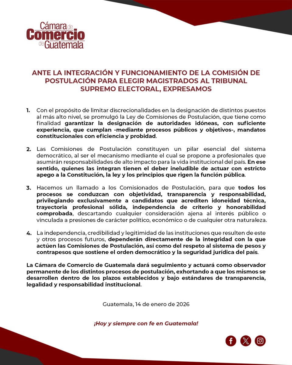 Cámara de Comercio de Guatemala tweet media