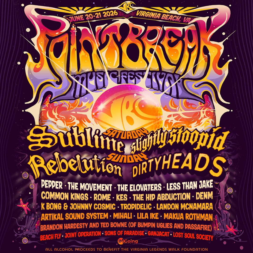sublime's tweet image. See you at @pointbreakfest! 🌞
Tickets go on sale Friday at 9am EST at pointbreakfestival.com