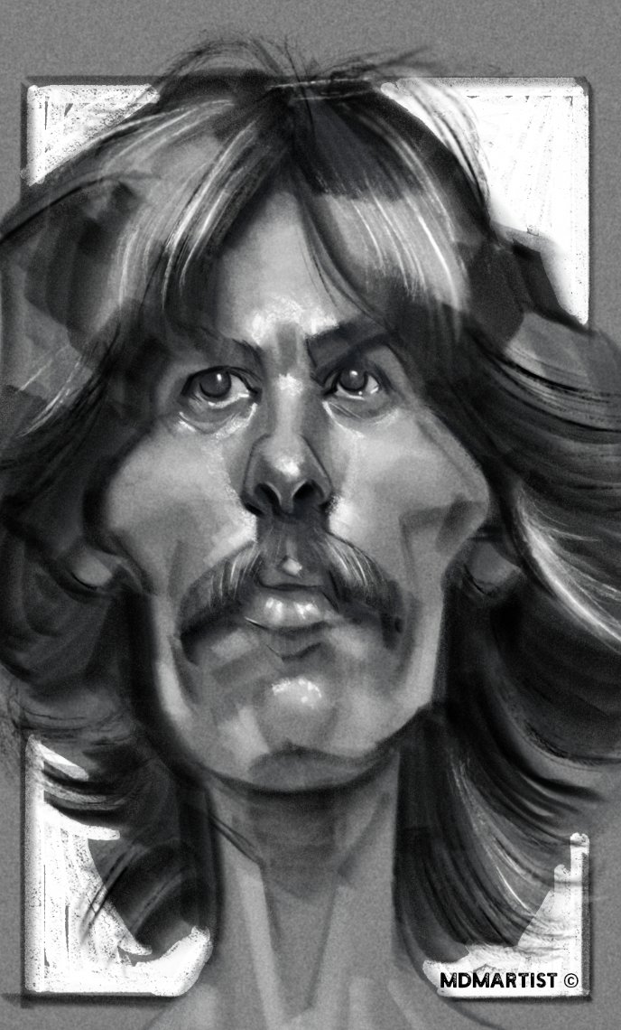 This morning sketch... George Harrison.