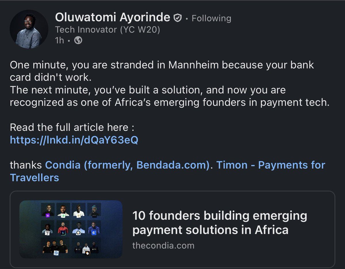 Timon - Payments for Travellers tweet media