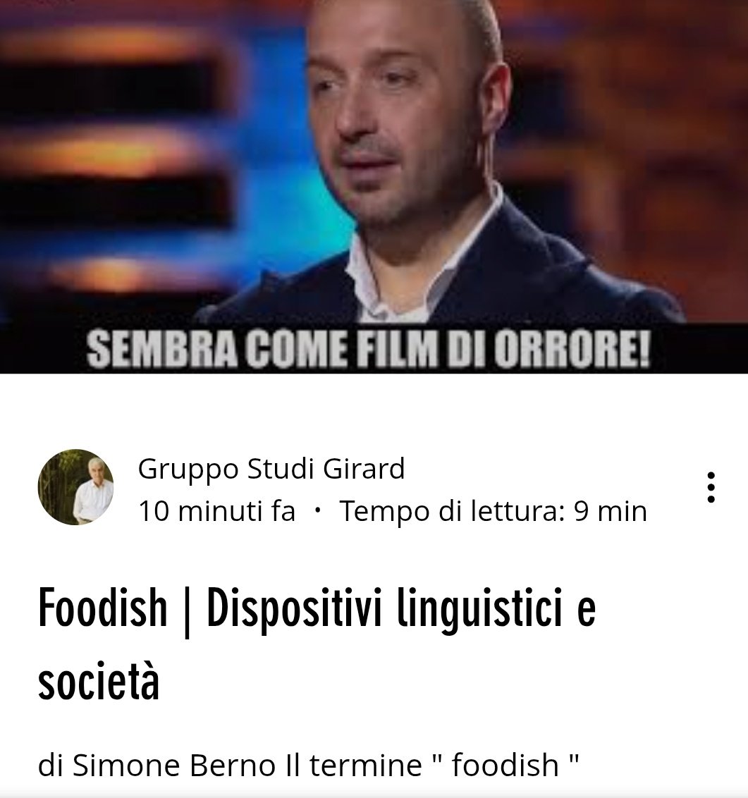 #food
#Foodie
#foodish
#FoodLovers
#cibo
#takeaway
#consume
#consumer
#consumo
#consumatoreideale
#città
#metropolis
#dispositivo
#device
#desiderio
#desire
#imitazione
#imitation
#Foucault
#Girard
#SimoneBerno
#DelleCoseNascoste
#GruppoStudiGirard

Link: dellecosenascoste.wixsite.com/home/post/food…
