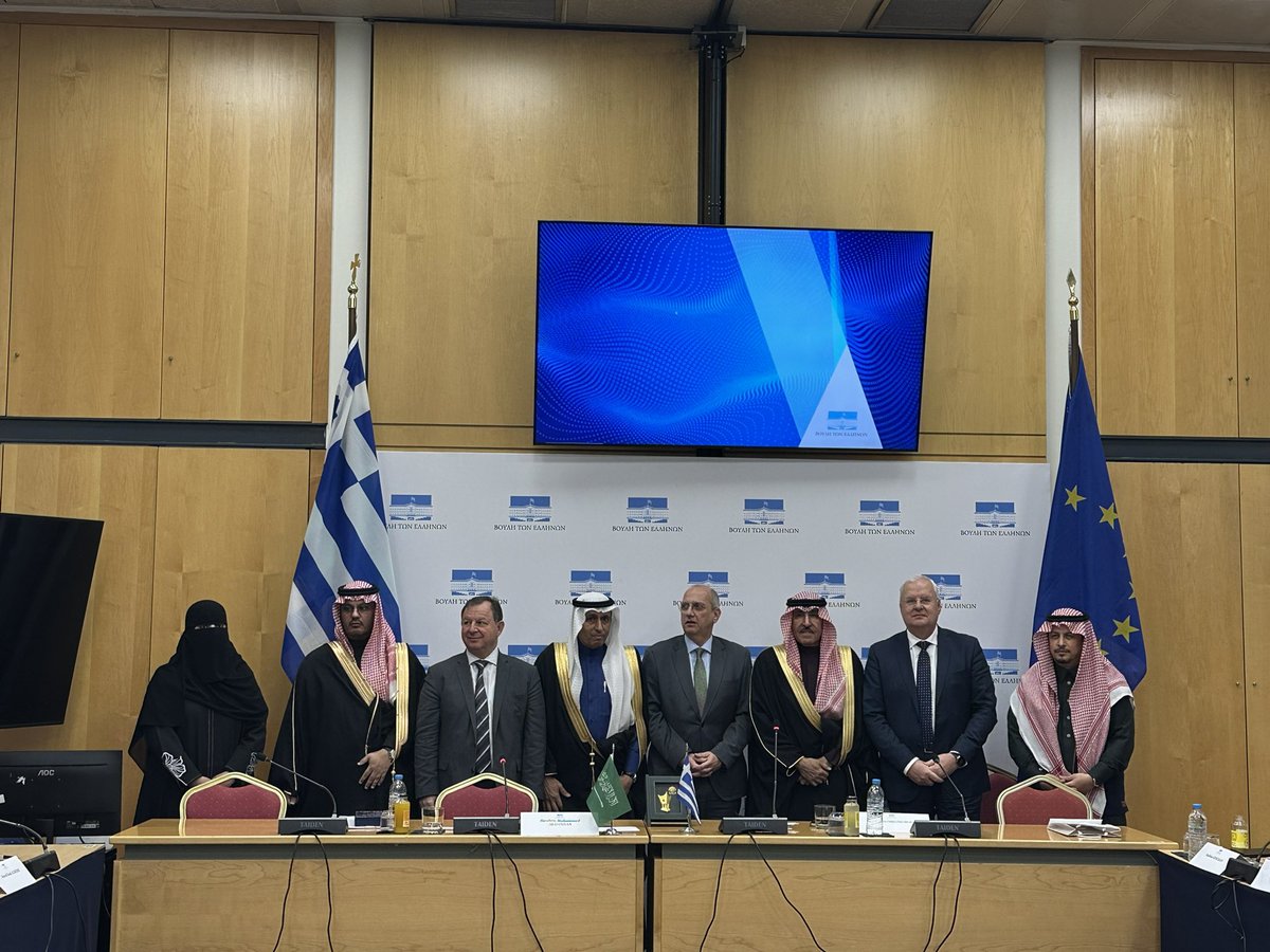 Σήμερα, ως Γραμματέας της ΚΟΦ Ελλάδας–Σαουδικής Αραβίας και Αντιπρόεδρος της Επιτροπής Ανθρωπίνων Δικαιωμάτων, Ισότητας &amp; Νεολαίας της Βουλής, συμμετείχα σε συνάντηση με αντιπροσωπεία του Συμβουλίου Shura της Σαουδικής Αραβίας.
Η κοινοβουλευτική διπλωματία ενισχύει τον διάλογο