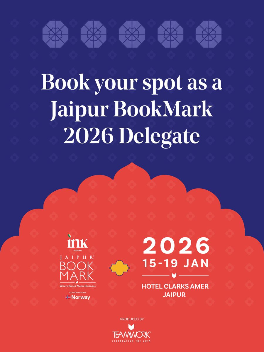 JaipurBookMark's tweet image. coming back to breathe in the scent of books? Industry stalwarts who run legacy bookstores share their insights.

Register now
twagateway.com/JBM2026/

#Bookstores #PhysicalRetail #BookCulture #Bookselling
@BluOneInk @norwayinindia @TeamworkArts 
(2/2)
