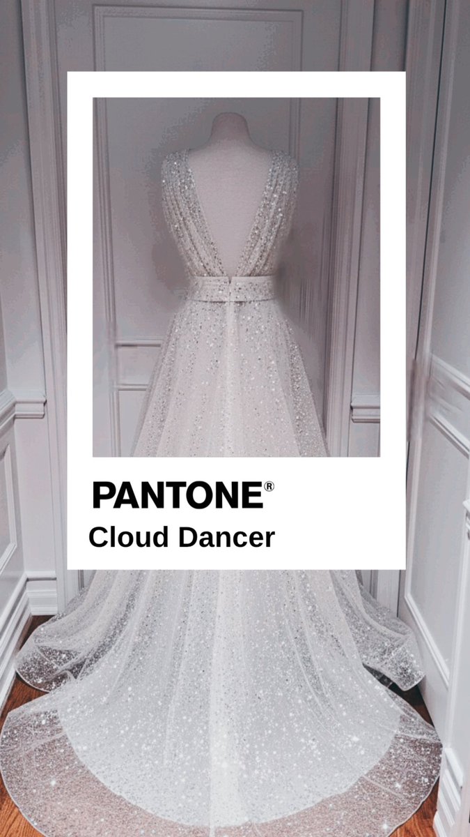 #tailoringtuesday Our dress in the <a href="/pantone/">PANTONE</a> Pantone colour of the year 2026 - Cloud Dancer

CLOUD DANCER serene, billowy off-white  symbolizing calm, clarity, and new beginnings in a chaotic world.

👗 #atelierrosemarieumetsu