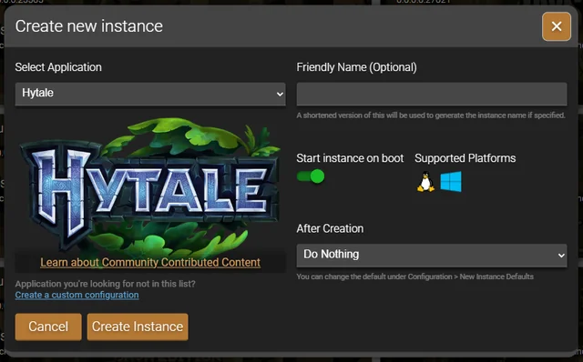 We've got <a href="/Hytale/">Hytale</a> servers sorted out in AMP! There's no quicker and easier way to set up your Hytale server!