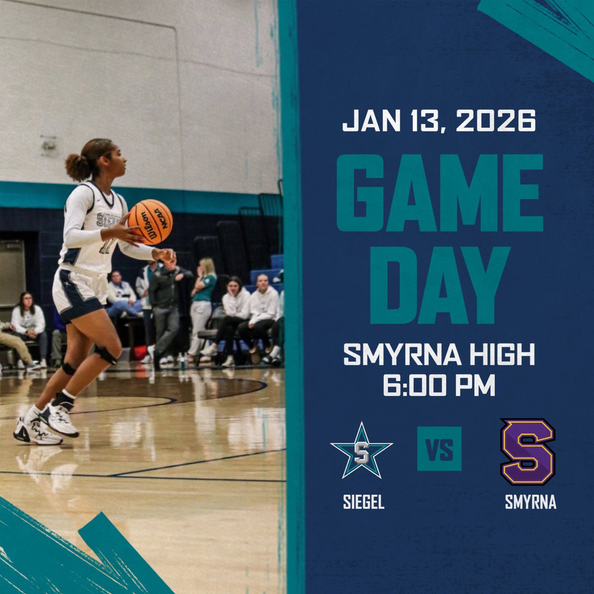 🚨Lady Stars travel to Smyrna tonight ⭐️ 🏀