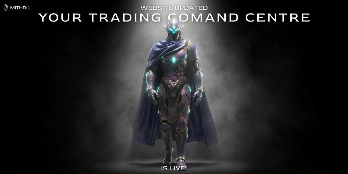 🚀 Mithril Website 3.0 is LIVE!
Mithril is no longer just a vault.
Not just a bot builder.

It’s becoming an ecosystem - Your Trading Command Centre 🛠️⚔️
One place to:
 • Build &amp; run automated strategies
 • Trade across multiple perp DEXs
 • Manage bots, points, and