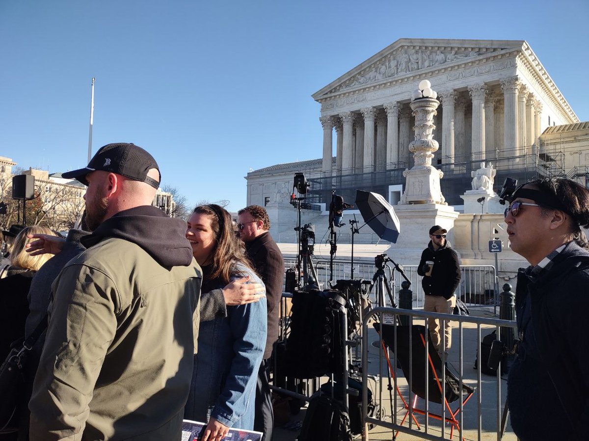 againstgrmrs's tweet image. Today's the day! Our team is on the ground in DC at the Supreme Court! 

It is insane that this even needs to be decided by highest court in the land, but here we are... and we will win. 

Women and girls deserve their own sports for fairness, safety and equal opportunity.