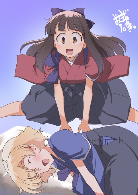 あけましておめでとうございます～(遅い)
というわけで今年は午年、
できるかぎりほかの人と被らないネタ…
で、こうなりました。
今年もよろしく～
うまとびっ | おさまだ名菓 #pixiv https://t.co/dGJmSkByIm 