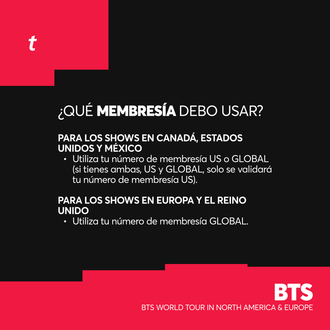 Ticketmaster_Me's tweet photo. ⚠ Los boletos para BTS aún NO están a la venta.
Si ves alguno antes de la venta oficial, ten
cuidado: podrían no ser válidos o tener precios
injustos. Lo más seguro es esperar las fechas
oficiales que aparecen en el calendario.
🎫: https://t.co/0XoBLDZnRZ https://t.co/Cc99WBqdh0