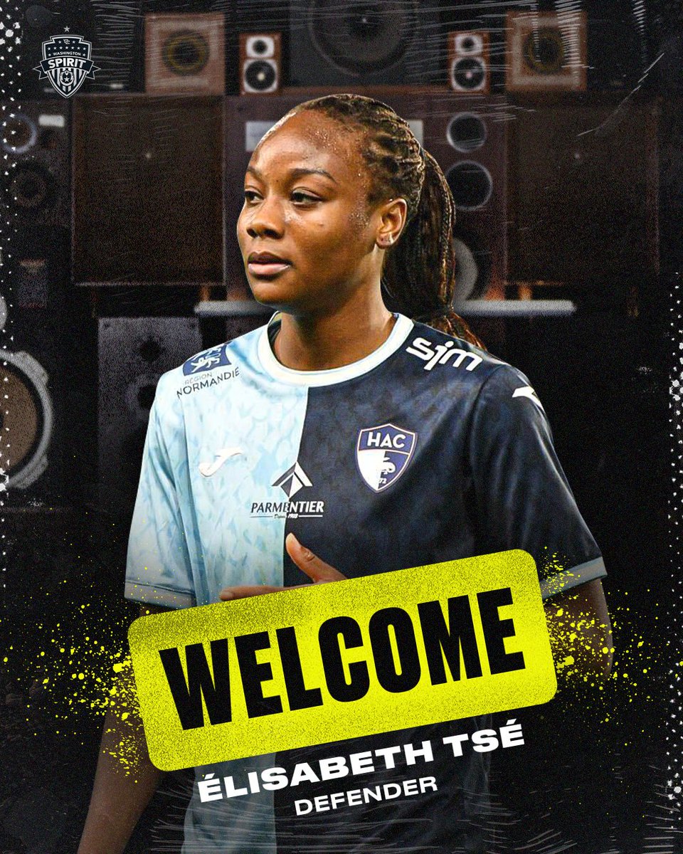 WashSpirit's tweet photo. Welcome to the Spirit, Élisabeth 💛

The Spirit has signed Élisabeth Tsé from club Le Havre 👏 https://t.co/KlXSkWmx0Z