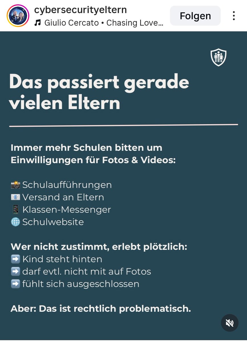 Eltern: Geben keine Einwilligung dass das Kind fotografiert wird 

Absolut unvorhersehbare Folge: Kind darf nicht mit auf Foto 

🤯