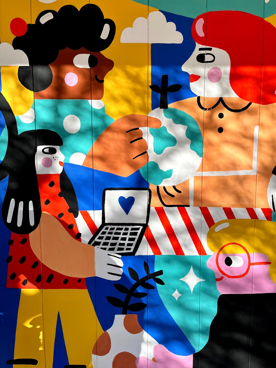 Detalles del mural para el CEIP Catalina de Aragón.
#IGUALDAD