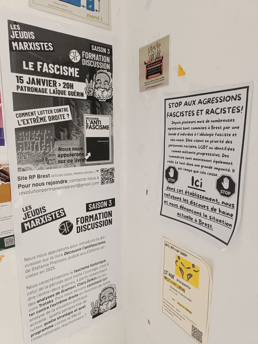 RevPermanente29's tweet image. 🗞️LIRE
- Bonapartisme et fascisme (1934), #Trotsky: revolutionpermanente.fr/Trotsky-et-la-…
- La Lutte contre le fascisme, rapport de 1923 à l'Internationale Communiste, Clara #Zetkin: …dre-avec-rosa-luxemburg.over-blog.com/2023/05/clara-…
- Que faire face à l’extrême droite et aux néo-fascistes ?: rpbrest.infini.fr/2025/12/05/que…
4/4