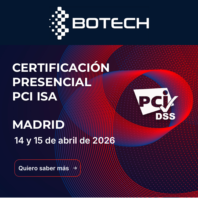 🚨ATENCIÓN 🚨Formación #PCI #InternalSecurityAssessor (#PCIISA) presencial en #Madrid.

Un curso impartido por el <a href="/PCISSC/">PCI SSC</a> 
🗓Fechas: 𝟭𝟰 𝘆 𝟭𝟱 𝗱𝗲 𝗮𝗯𝗿𝗶𝗹 𝟮𝟬𝟮𝟲
🌍Madrid
🙋Plazas limitadas

📧 Info e inscripciones:  info@botech.info

#Ciberseguridad #PCIDSS  #Formación