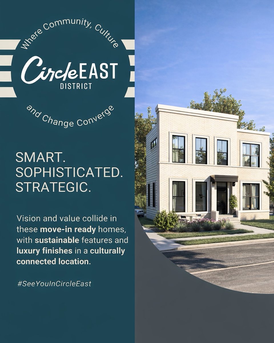 circleeastdist's tweet photo. Smart design. Sustainable living. A neighborhood built around community and culture.

Visit the Circle East District website to learn more and take the next step.  

https://t.co/vyPK14cawt https://t.co/jWZHXuB6Hr
