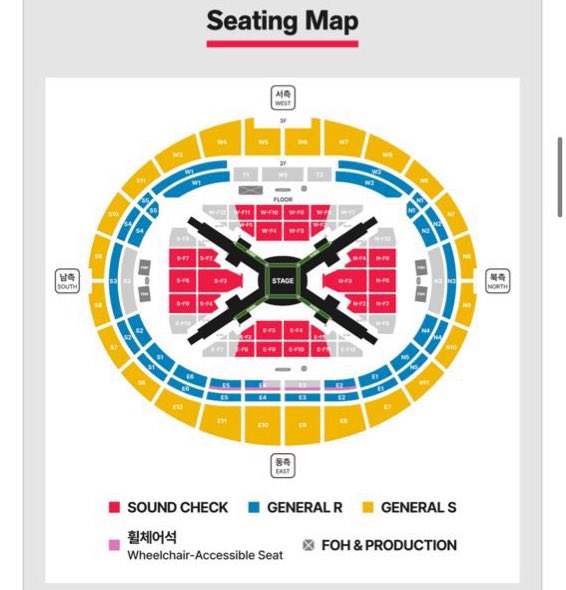 BTSTrendSongs's tweet image. Tickets for BTS WORLD TOUR in South Korea range between $134-$178. 

*prices converted directly.