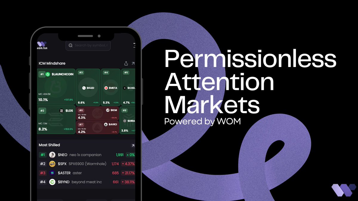 innex7go's tweet photo. Forget traditional marketing. @womdotfun Campaigns are turning "belief" into a market. It’s a system where anyone not just founders can fund and launch a viral narrative

Attention is now a product you can build, pool, and win https://t.co/4ZJkGCRKJC