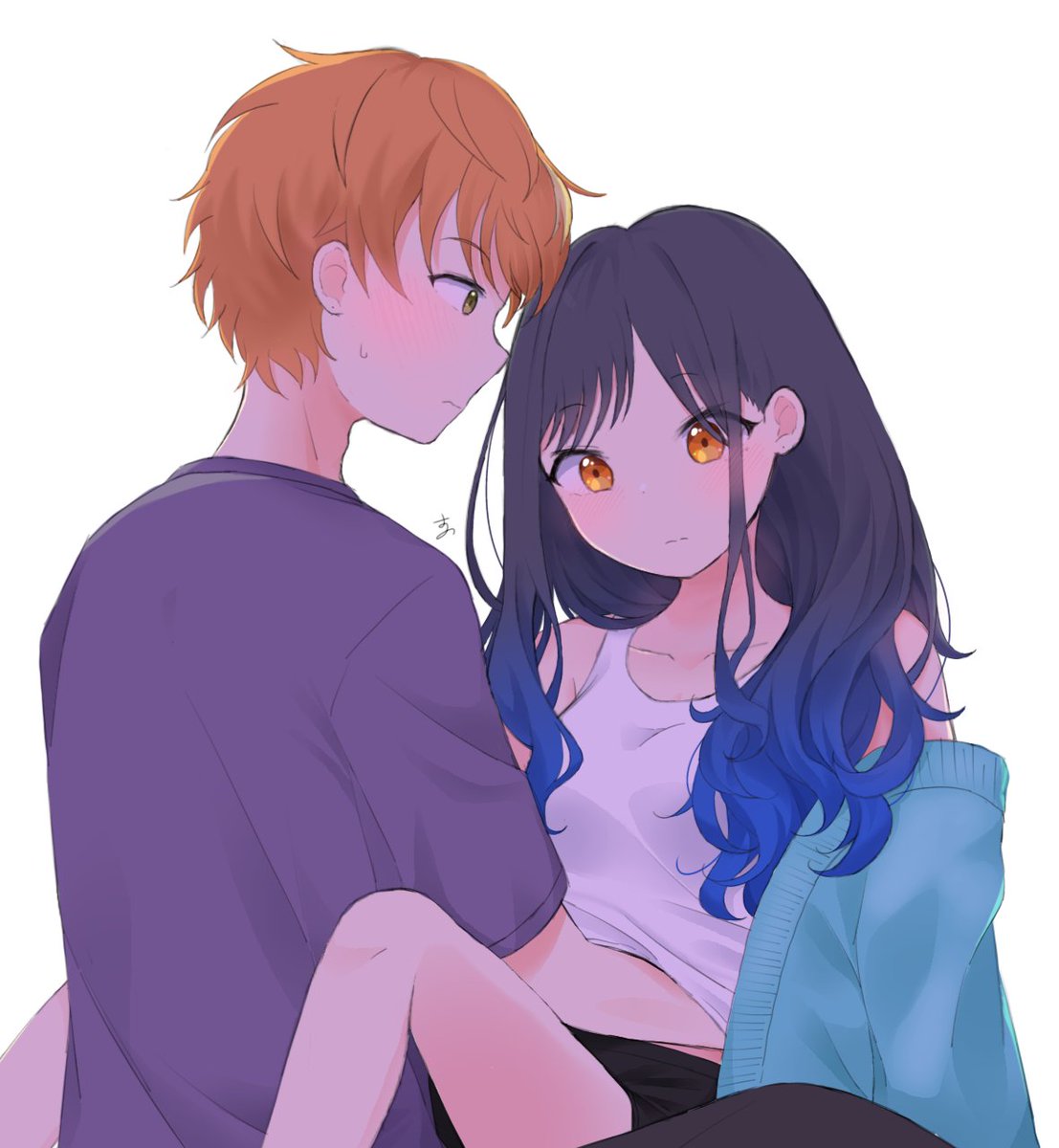 お家デート
#prsk_FA #彰杏