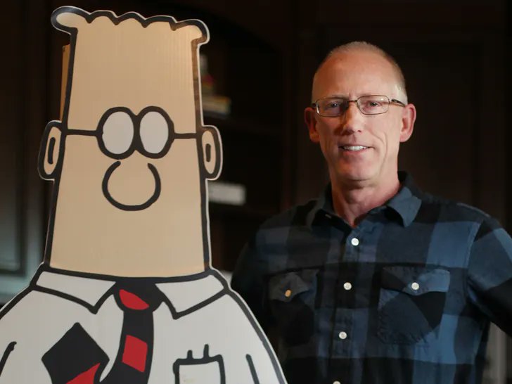 ClaytonMorris's tweet image. RIP Scott Adams.