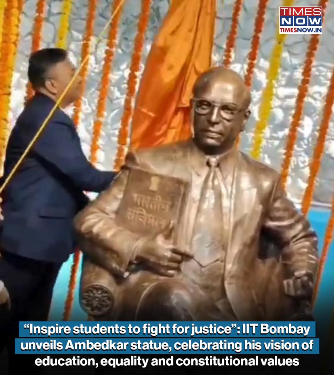 Maa Saraswati is quietly being replaced by Ambedkar statues in schools and colleges.

Never thought I would see this day.