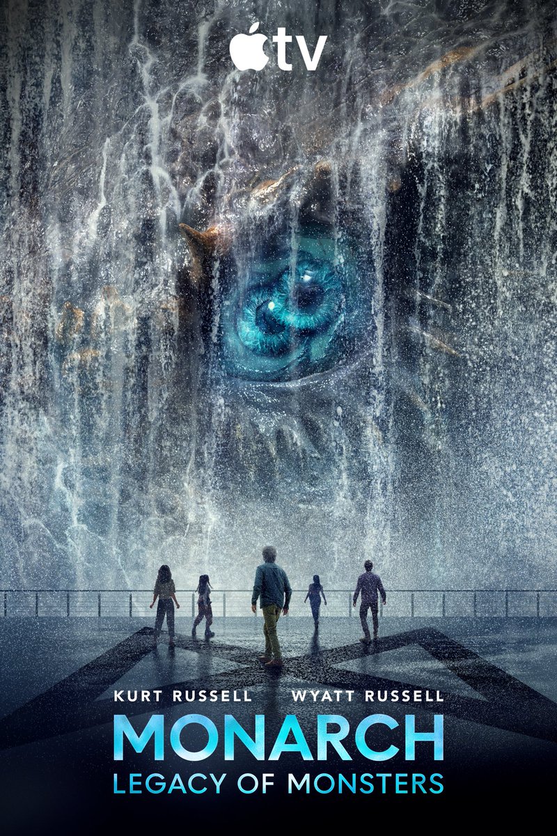First poster for #Monarch: Legacy of Monsters Season 2, premiering February 27 on #AppleTV.

Featuring Kong, Godzilla, and Titan X.