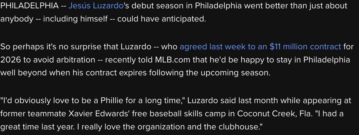 PHLY_Phillies's tweet image. From @Paul_CasellaMLB article on MLB this morning on Jesus Luzardo's future with the Phillies