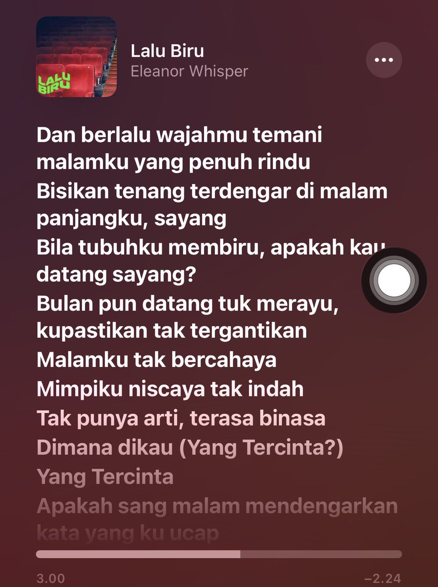 KOK KEPIKIRAN YE BUAT LIRIK YG BEGINI🤯😭