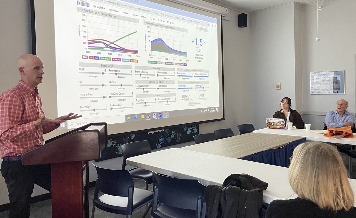 portlandme_CCL's tweet image. Shout out to Portland chapter co-chair Peter Dugas who was recognized by Climate Interactive for giving the most En-ROADS presentations — 36 to be exact — in 2025!