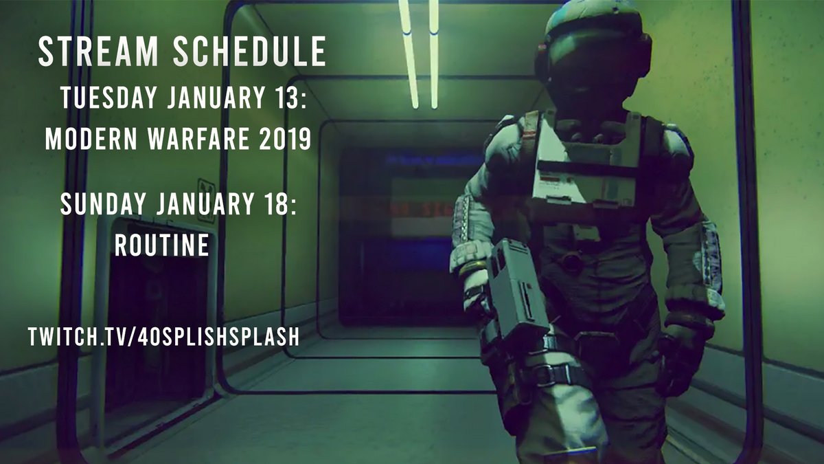 Hello! Here' what I'll stream this week on YouTube and Twitch!
​ <a href="/40splishsplash/">Splish</a>