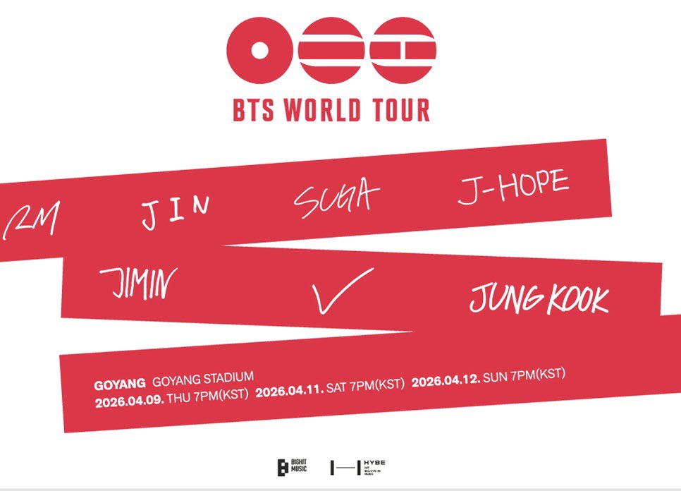 tangdyystore's tweet photo. 📢 คอนบังทัน BTS WORLD TOUR IN GOYANG เกาหลี 

✅ รับคิวกดผ่านฟอร์มนะคะ

🎟️ ลงรายละเอียดฟอร์มให้พรุ่งนี้ 14/01/2026 เวลา 19:00 น.

🎟️ และเริ่มนับคิวจากฟอร์มพรุ่งนี้ 14/01/2026 เวลา 20:00 น. เป็นต้นไปค่ะ

#BTS #BTS_WORLDTOUR https://t.co/jzZ9Dcd4jN