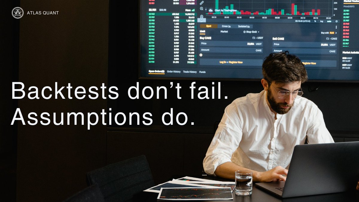 AtlasQuantLB's tweet image. Market regimes change
Execution matters
Risk constraints matter
Without context
results are just numbers