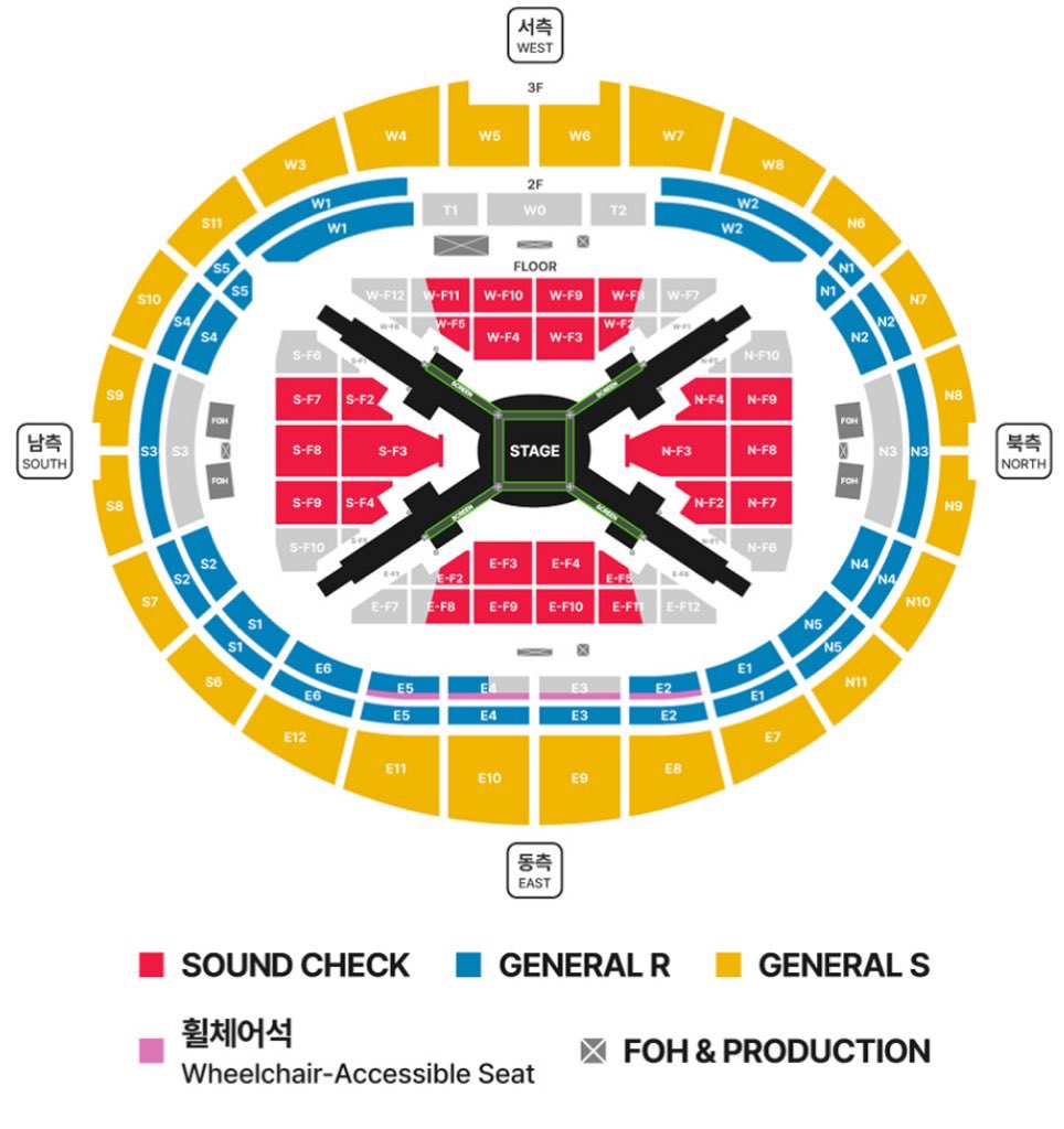seokjinbit's tweet photo. SEATING MAPS FOR GOYANG &amp; TOKYO

BTS finally using a 360 degree stage is a freaking BLESSING bc not only will there be more seats available to secure, there will be NO bad seats at all bc everybody can see BTS from all angles https://t.co/U4iGgSWSmV