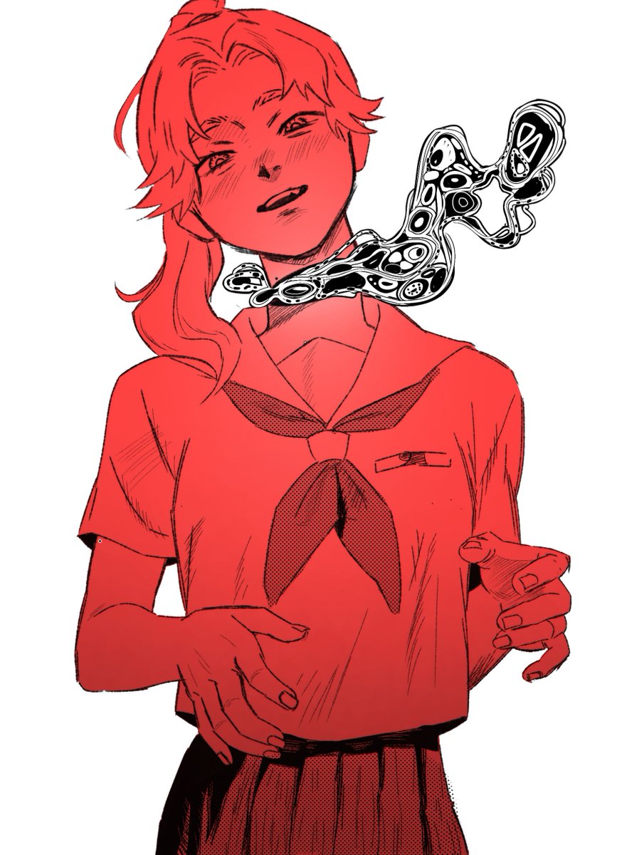 Tried femkaru in mokumokuren's artstyle cuz I can't find another official art of her and I'm yearning for more