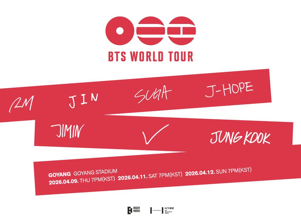 sunflowercharts's tweet image. รายละเอียดคอนเสิร์ต @BTS_twt BTS WORLD TOUR IN GOYANG

🗓️ 9, 11-12 เม.ย. เวลา 19:00 น.

📍 Goyang Stadium คยองกีโด เกาหลีใต้

🏷️ ราคา
— Sound Check: ₩264,000 (≈฿5,600)
— General R: ₩220,000 (≈฿4,700)
— General S: ₩198,000 (≈฿4,200)

#BTS #방탄소년단 #BTS_WORLDTOUR