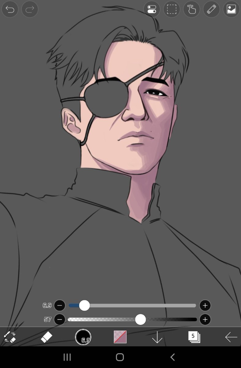 Trying new shading urrraaaaa ᕕ( ᐛ )ᕗ
From my own fanfic AU btw (づ￣ ³￣)づ