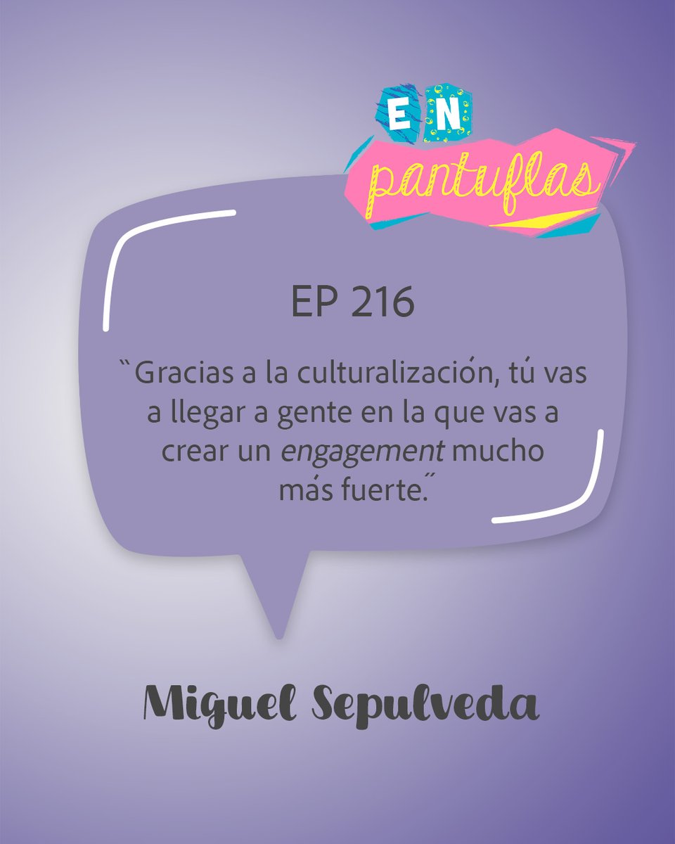 ¿Qué tal va ese inicio de 2026?🤯

Por acá seguimos pensando en nuestra charla con Miguel, en las posibilidades que abre una buena y efectiva comunicación, y en cómo puede personalizar la experiencia para la pantufla oyente y/o jugadora.

¿Qué mejor que lo que nos acerca?
