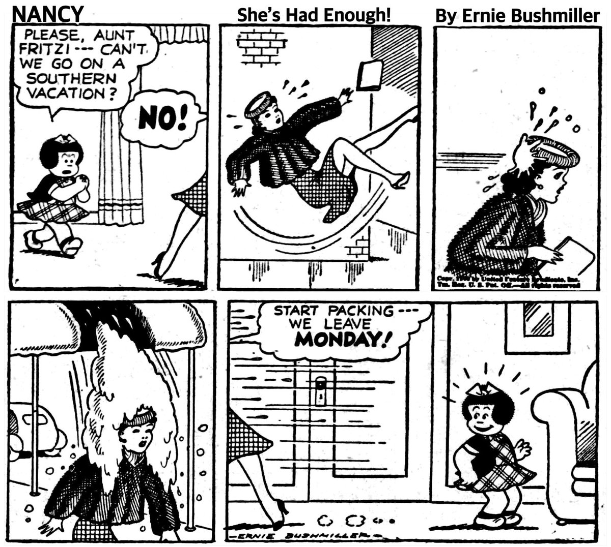 JohnnyCallicutt's tweet image. Nancy By Ernie Bushmiller 
January 13,1940