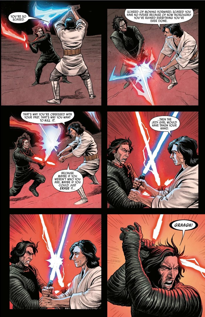 hauntxmexthen's tweet image. “that’s why you’re so obsessed with your past. that’s why you want to kill it. because maybe if you weren’t who you are, maybe if you could just erase it…

then the jedi girl would’ve taken your hand.”

oh my GODDDDD