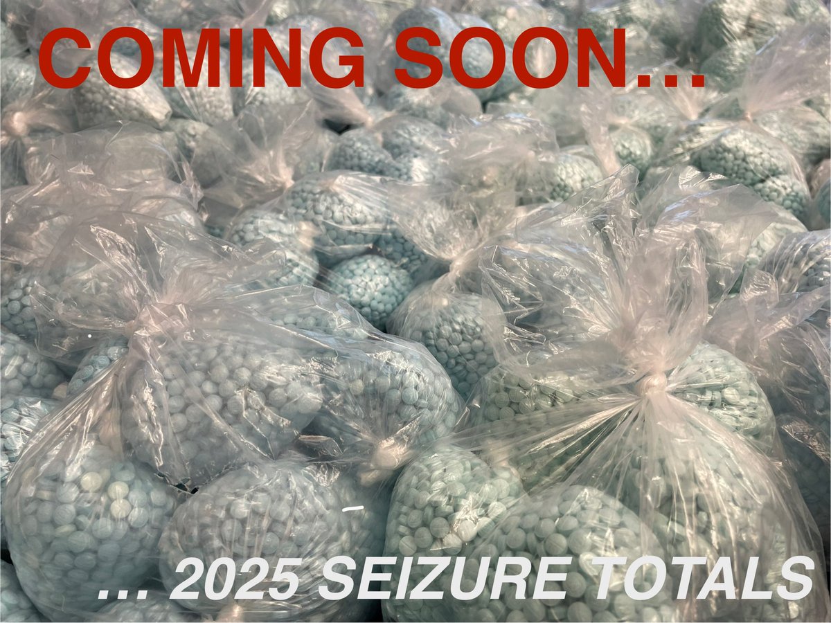 🤯 You’re not gonna believe the seizure totals for 2025 in the Rocky Mountain Field Division… stay tuned.