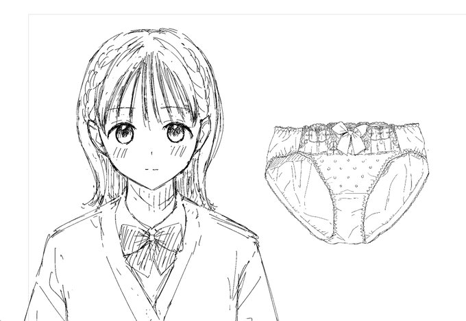 キャラデザついでにショーツも描いてみた
レース死ぬ… 