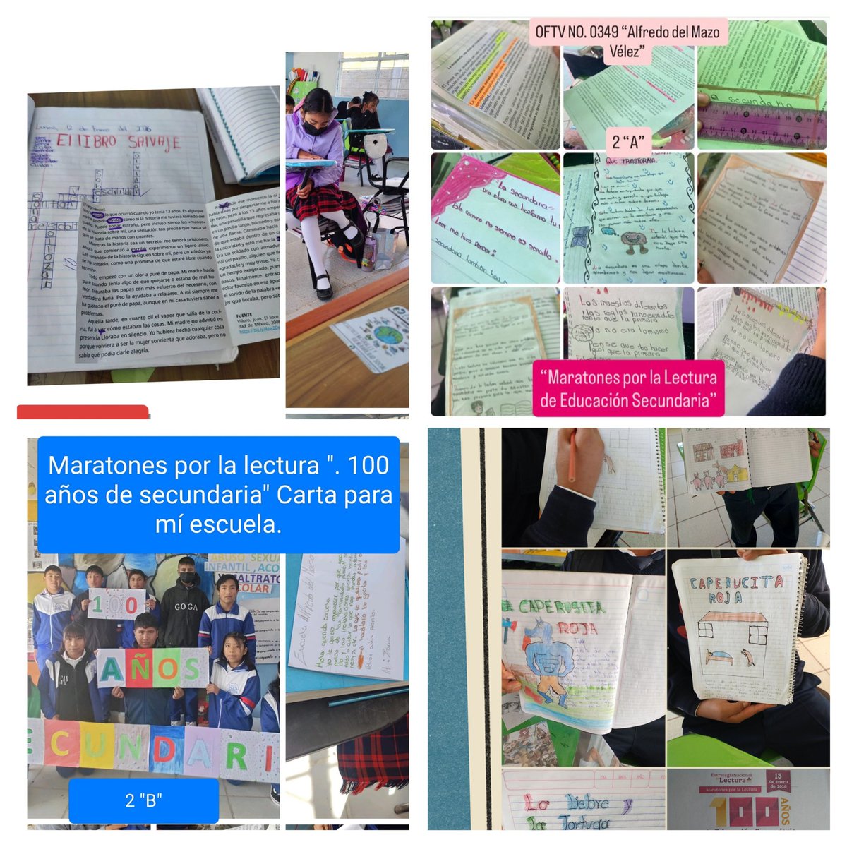 LetyTre88708's tweet image. MARATONES POR LA LECTURA. 100 AÑOS DE EDUCACIÓN SECUNDARIA 
OFTV NO 0349 "ALFREDO DEL MAZO VÉLEZ".
#MARATONES POR LA LECTURA
#100AñosDeEducaciónSecundaria
@SEP_mx 
@sep_mexico
@canalsep
@SEP_mx
@sepmx
#SEPmx