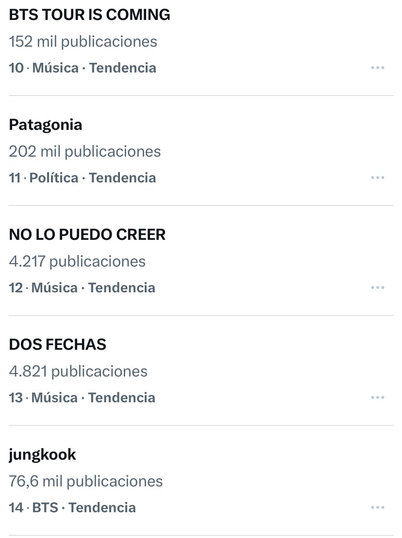 RiseOnBangtanAr's tweet image. ARGMY🇦🇷 ¿ya vieron las tendencias de Twitter Argentina? Rompimos todo 😏

#BTSTOUR2026 #BTS #방탄소년단 @BTS_twt @bts_bighit