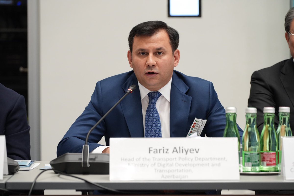 Sadigbayli's tweet image. In the framework of the “Turkic Week in Vienna”, a roundtable titled “From the Silk Road to the Middle Corridor:
Promoting Connectivity through Transport and Trade Facilitation” was organized by the OSCE participating States - Members of the Organization of Turkic States with…