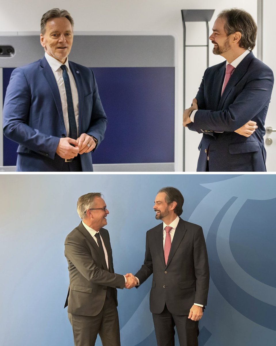 INTERPOL_SG's tweet photo. Today, the majority of cases handled by local police have some kind of international aspect or link.
 
For example, in 2024, more than 70 per cent of 🇩🇪Germany’s Bundeskriminalamt’s (BKA) organized crime investigations were transnational.
 
It’s these kind of statistics which make my engagement with government ministers and police chiefs around the world so important – for me to understand the challenges they face, and to identify areas where INTERPOL can assist.
 
With this in mind I had very constructive meetings with Germany’s State Secretary at the Federal Ministry of Interior Hans-Georg Engelke and BKA President Holger Münch to discuss shared priorities in combating evolving threats, especially cybercrime, drug trafficking and transnational organized crime.
 
Germany is one of INTERPOL’s strongest supporters, not just in financial terms, but also through sending highly qualified staff to work at our General Secretariat headquarters, and to participate in our governance bodies such as the Executive Committee.
 
It is this type of engagement which makes INTERPOL stronger – which in turn makes our global network more effective.
 
My thanks to EC Delegate for Europe Thorsten Kunst, and all the team in Germany for a warm welcome and open discussion.